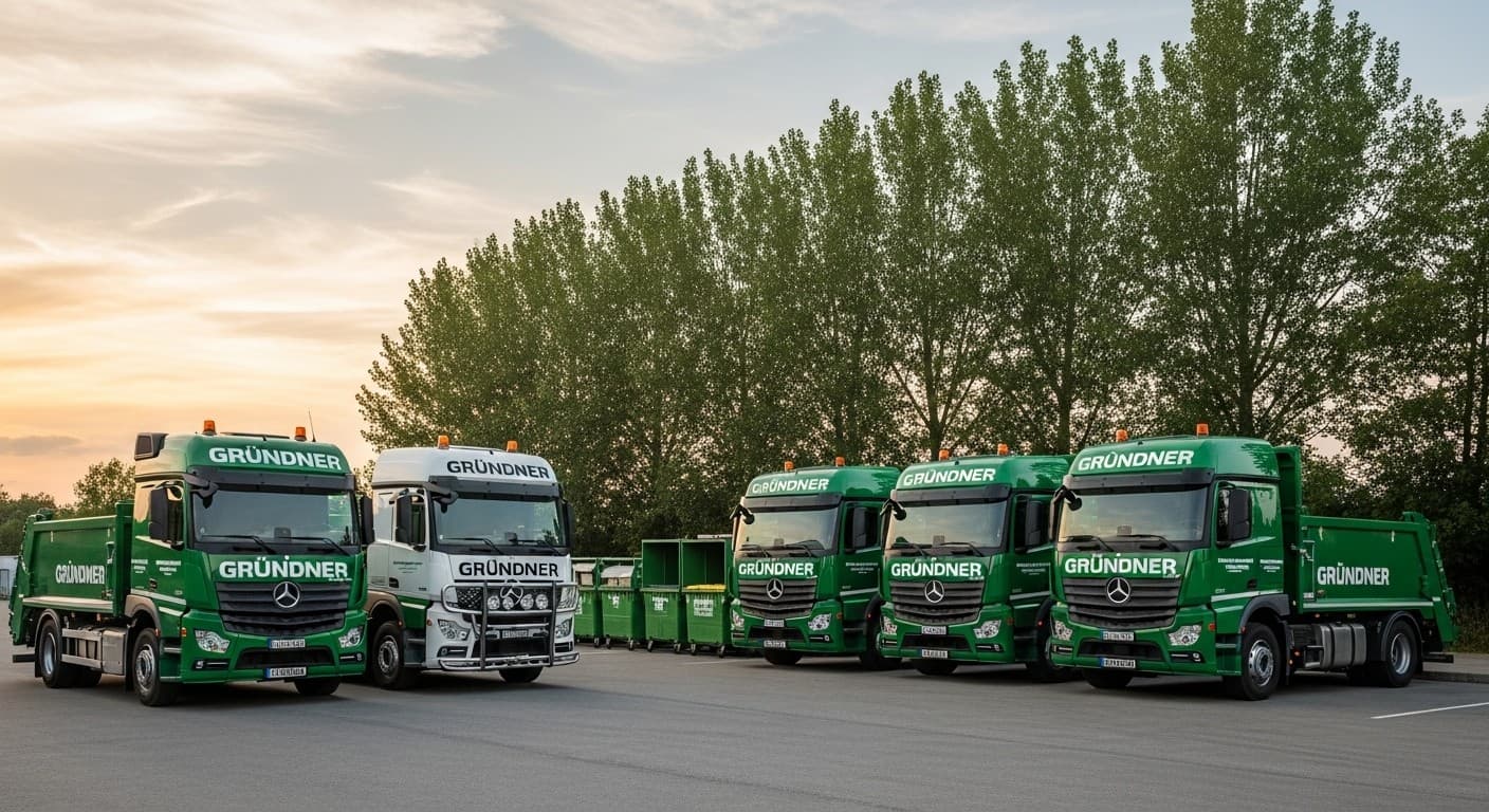 Fuhrpark der Grundner Transport GmbH in Alland